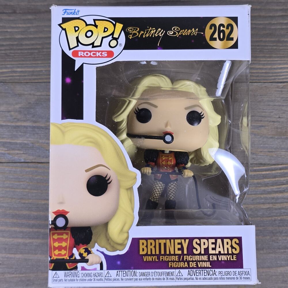 Funko Pop! Rocks: Britney Spears #262 Circus Vinyl Figure in Box w/ Wear